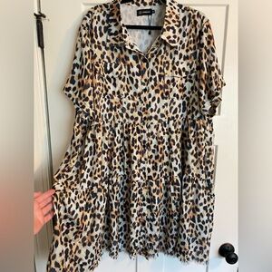 Leopard boutique dress